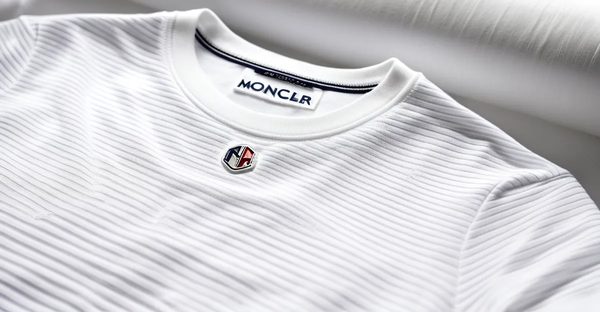 T shirt moncler blanc : élégance et qualité pour votre garde-robe